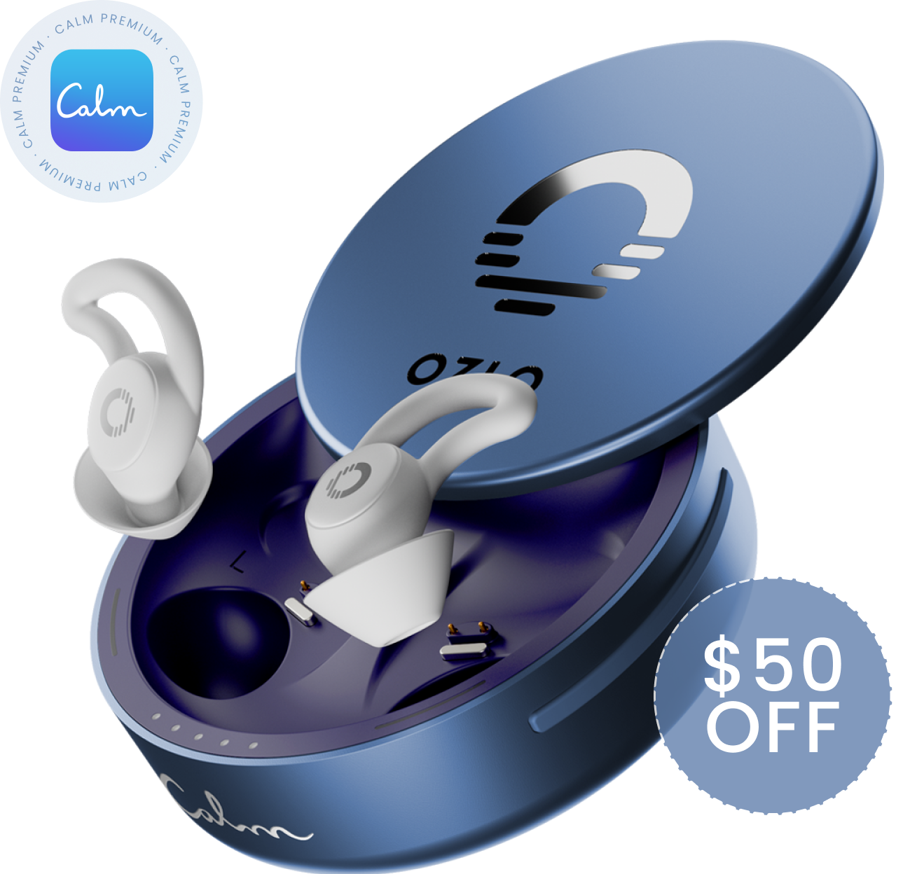 Calm x Ozlo Sleepbuds