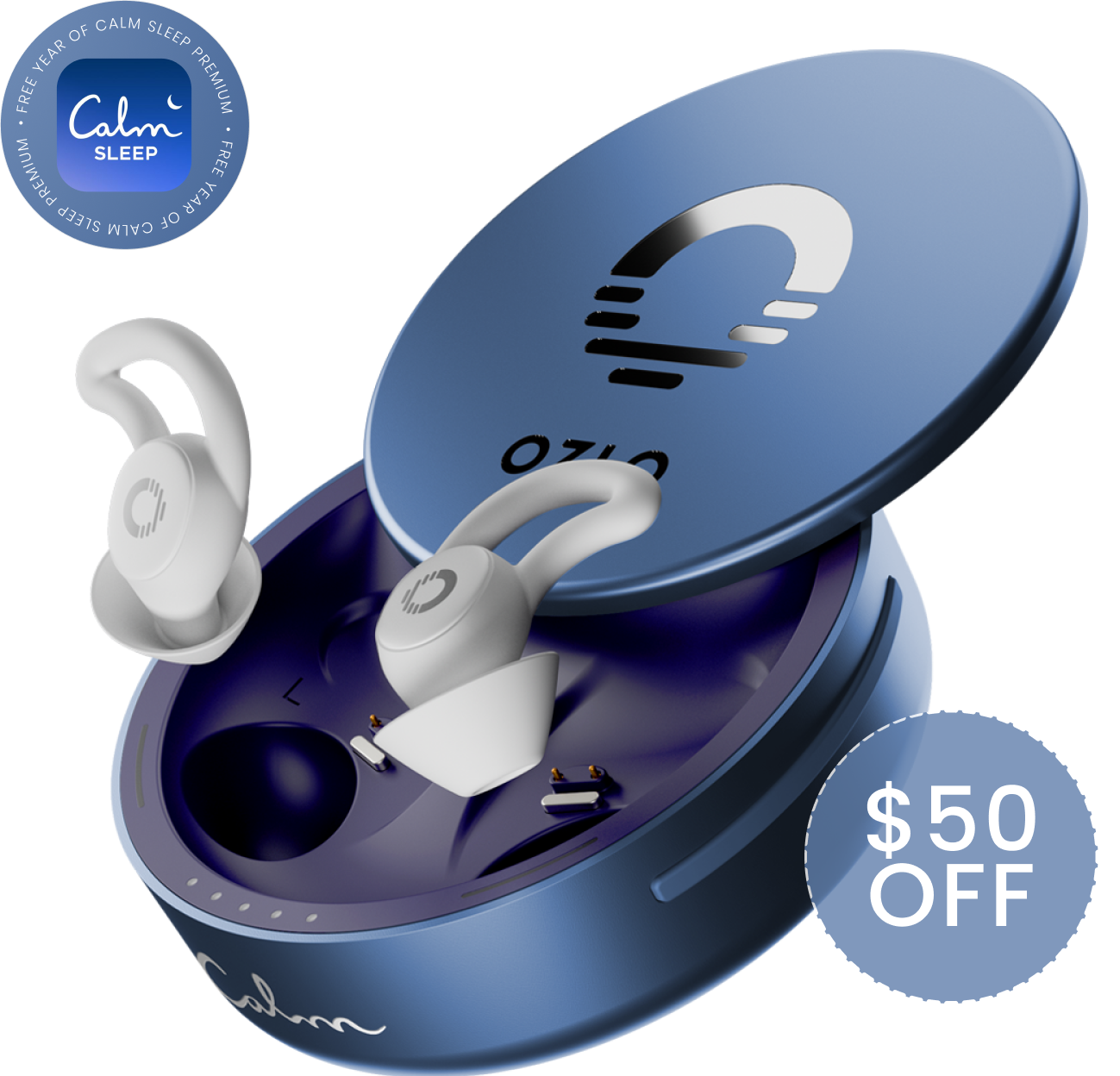 Calm x Ozlo Sleepbuds